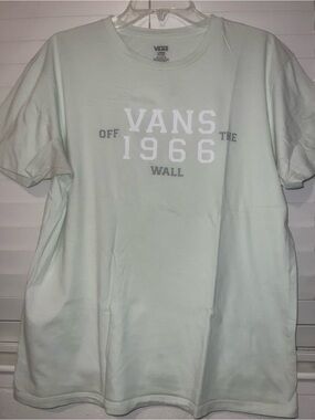 Vans- 1966 off the wall - mint green  Men’s graphic tee - size Large - pre-owned